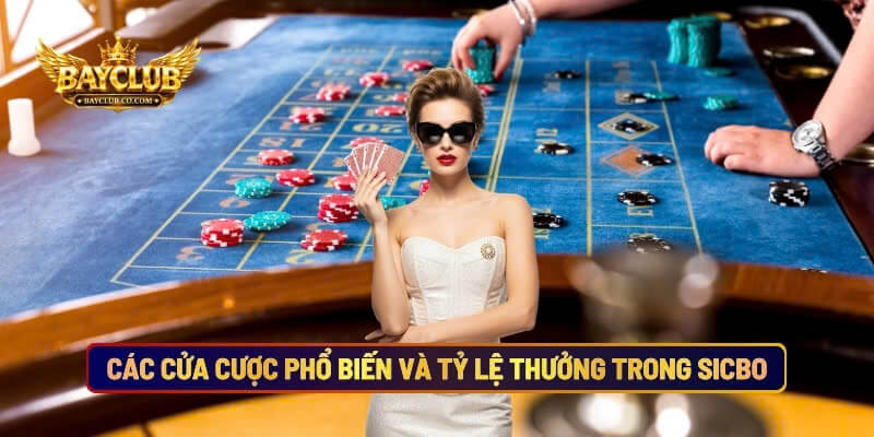 Các Cửa Cược Phổ Biến Và Tỷ Lệ Thưởng Trong Sicbo